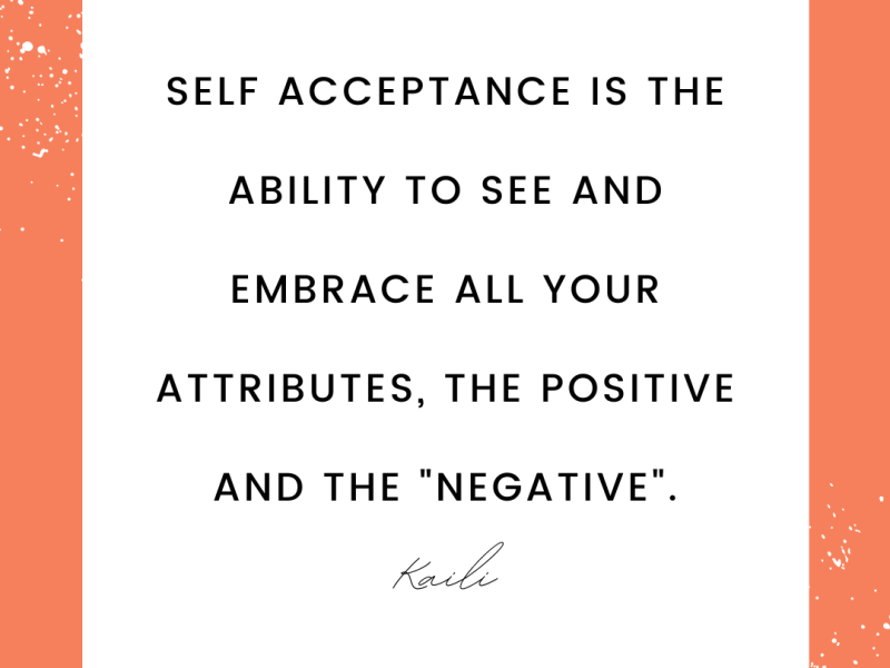 Define Self Acceptance